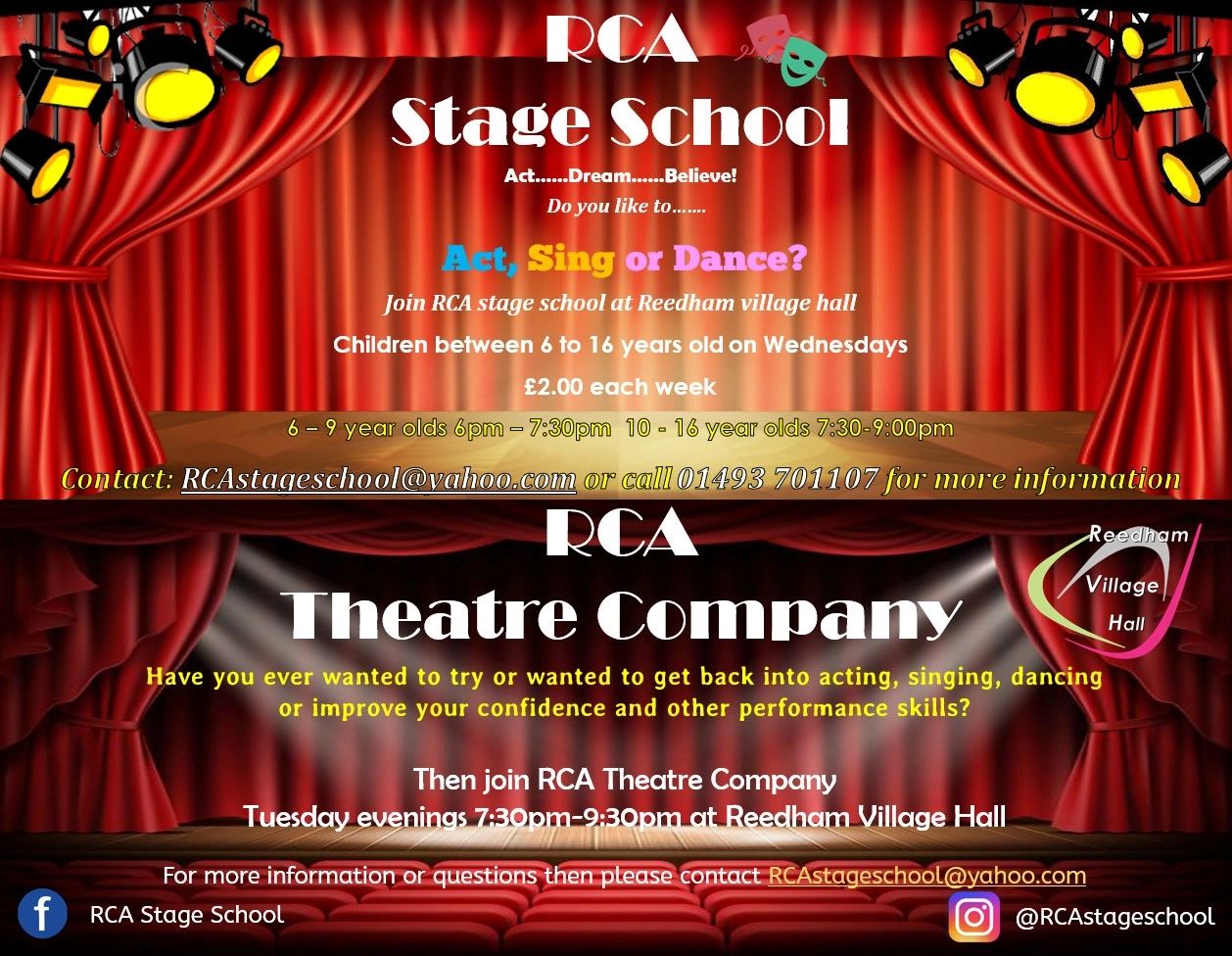 RCA Stage School cast