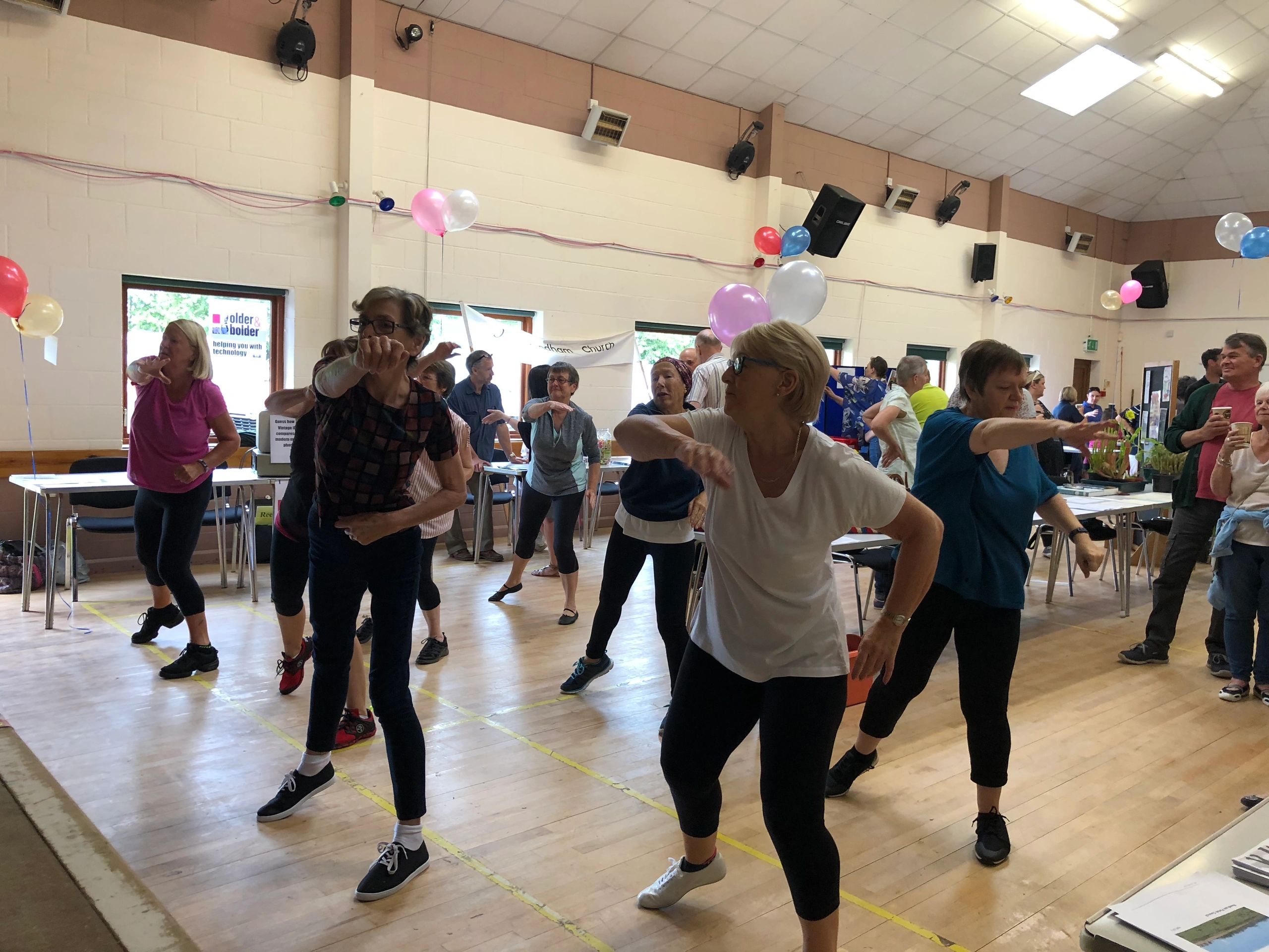 Zumba Dancing Dimensions class