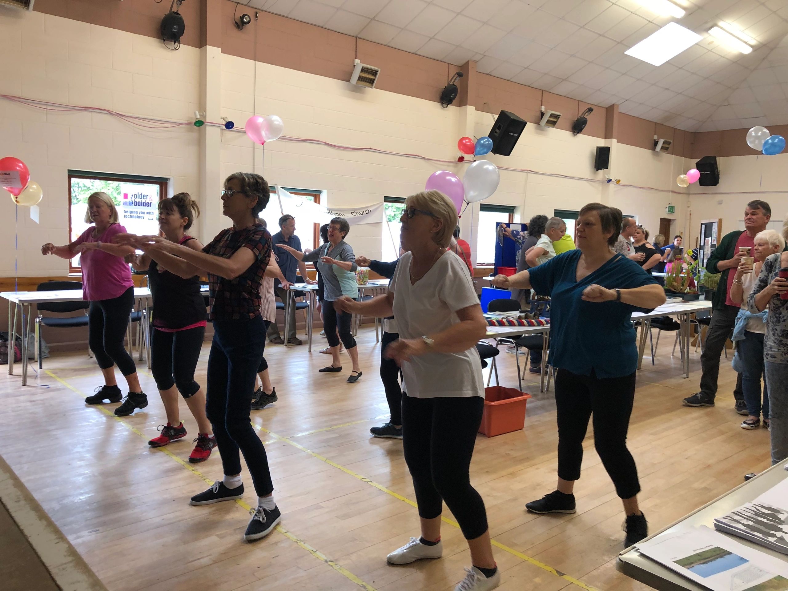 Zumba class at Reedham