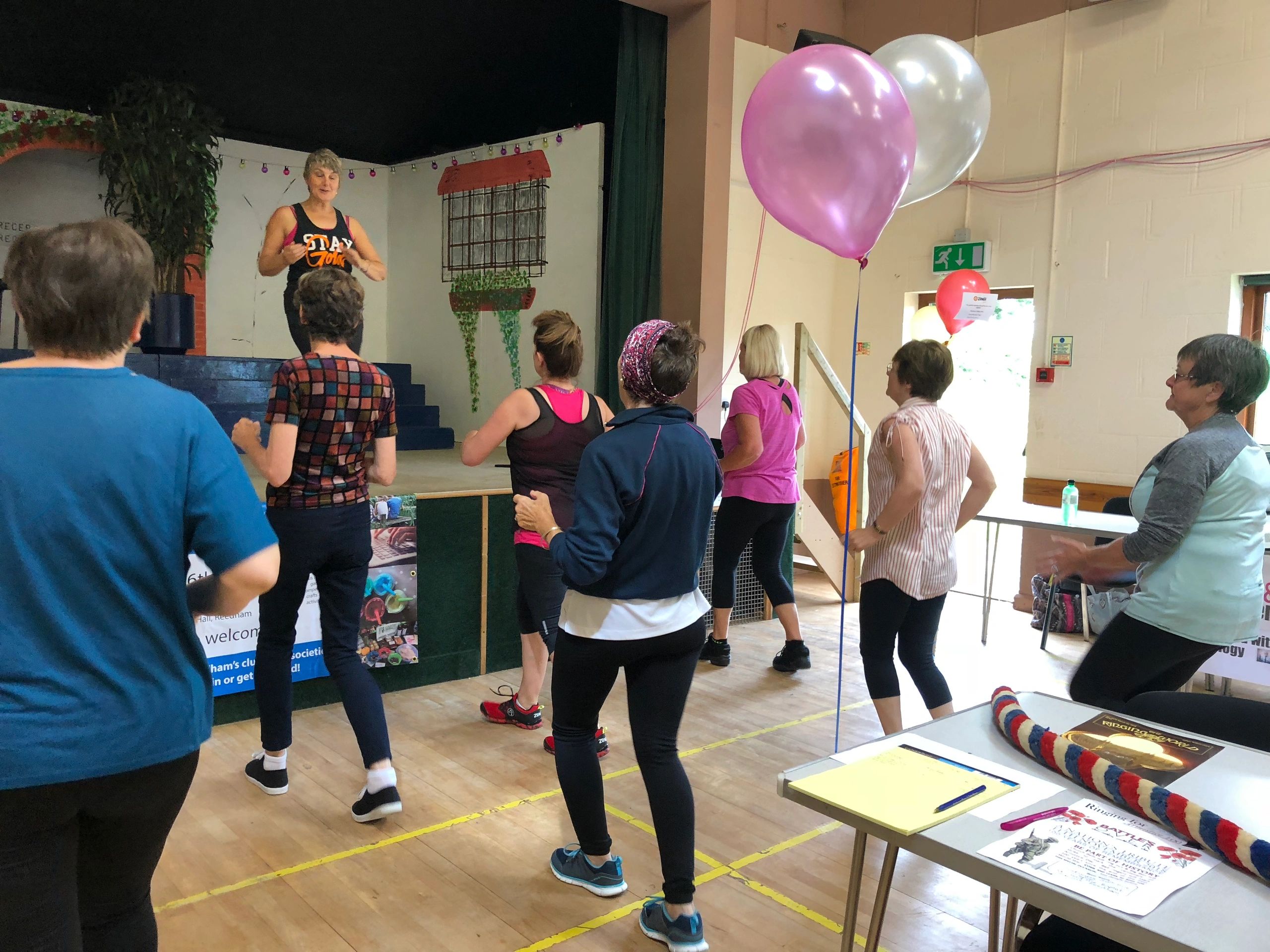 Zumba Dancing Dimensions session