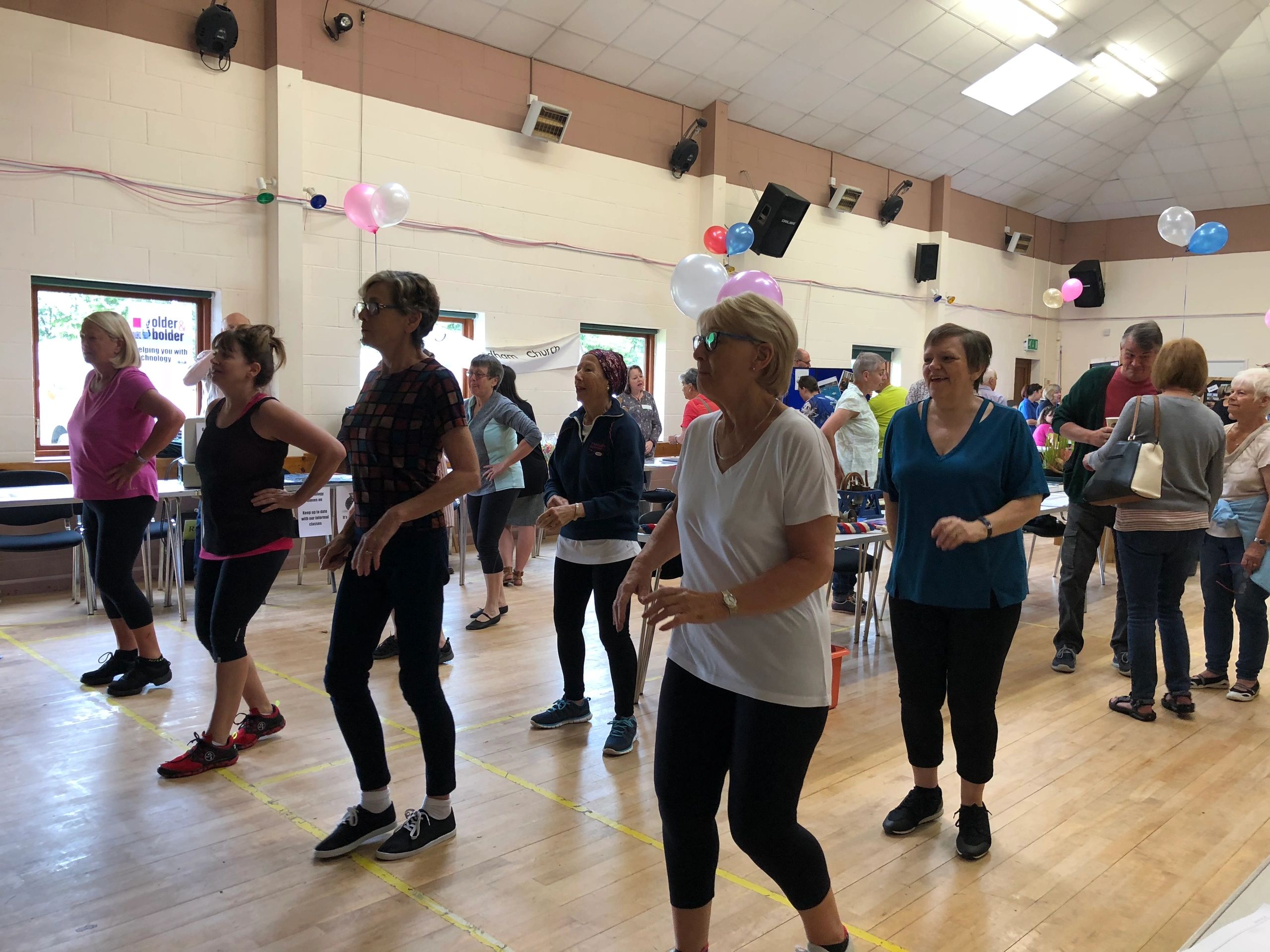 Zumba Dancing Dimensions group